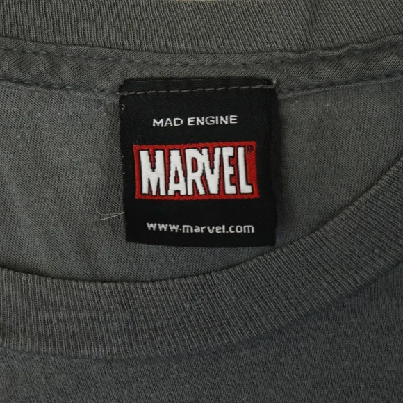 Vintage Marvel Mad Engine Superheroes Graphic T-Shirt Size M - Picture 4 of 7